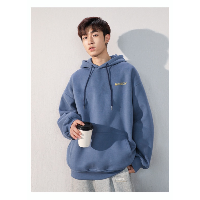 (Hàng Mới)Áo Hoodie Mũ Trùm Đầu Phối 2 Lớp Siêu Dày Dặn Phong Cách MANCH Cá Tính Mạnh Mẽ Nỉ Ngoại Dày Dặn Ấm Áp Mùa Đông