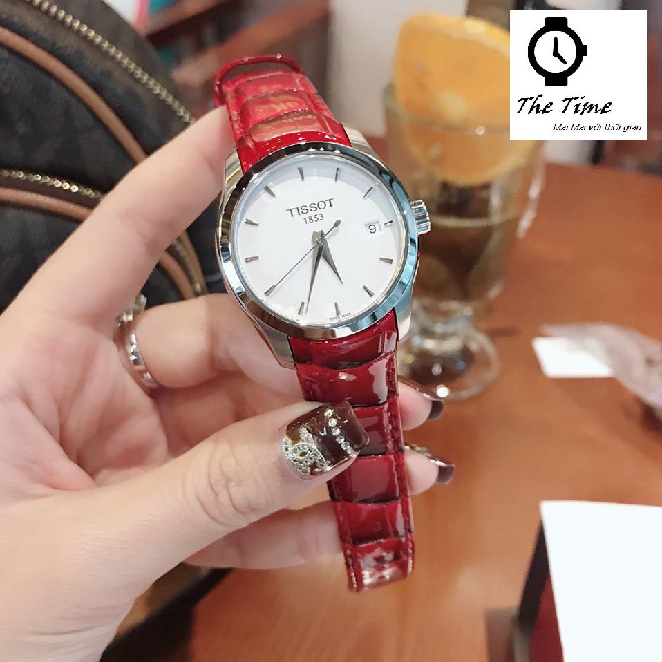 ( Sẵn 4 màu ) Đồng hồ nữ Tissot Couturier Powermatic 80 Lady case 32mm. 10atm.