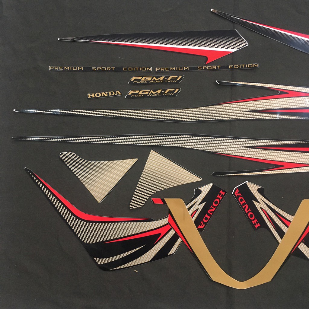 (MỚI VỀ) TEM DÁN XE MÁY, TEM 3 LỚP DÁN DÀN ÁO XE AIR BLADE ĐỜI 2011, AIR BLADE ĐẦU BÒ