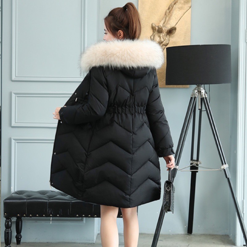áo phao nữ dáng dài đại hàn hàng quảng châu [Có  sẵn ] | BigBuy360 - bigbuy360.vn