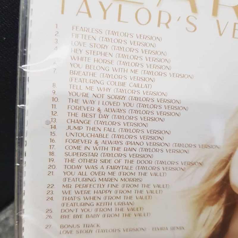 Taylor Swift - Fearless (Taylor's Version) (Target Exclusive, CD)