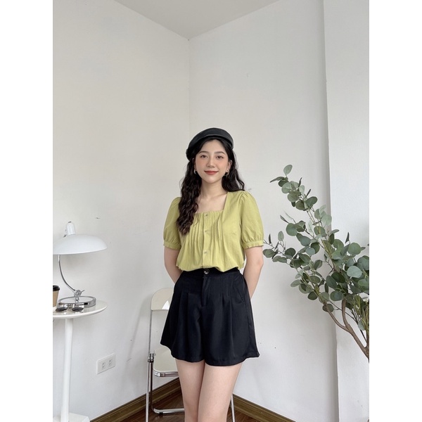 ÁO CỔ VUÔNG DẬP 8 LY
