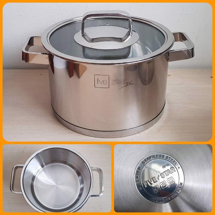 Nồi Inox 304 Fivestar 16-18-20-24CM