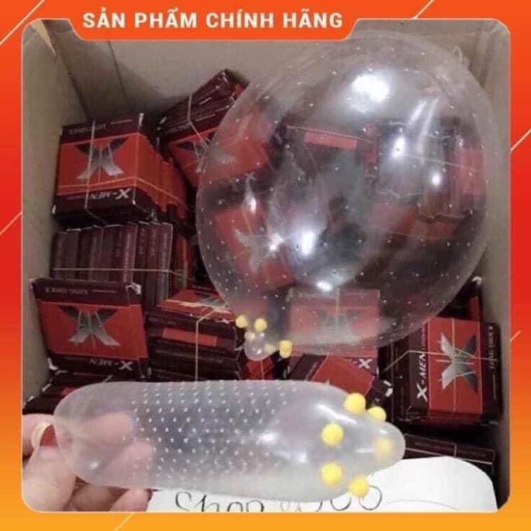 Bao Cao Su Chính Hãng X-Men 6 Bi Lớn Gai Li Ti Toàn Thân