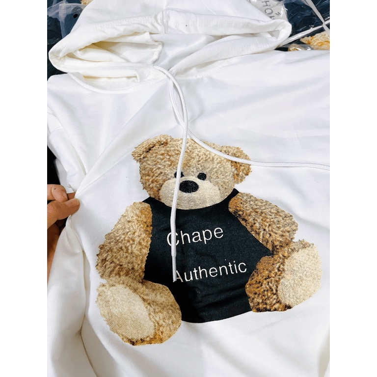 (HCM) ÁO KHOÁC NỈ HODDIES TRÙM ĐẦU - HỌA TIẾT CON GẤU - SIÊU CUTE CHO CÁC BẠN TRẺ - THỜI TRANG GENZ mới nhất thị trường