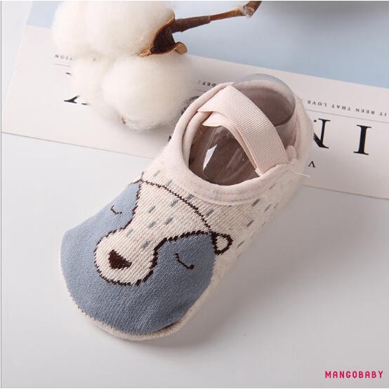 Vớ cotton chống trượt hình hoạt hình dễ thương cho bé