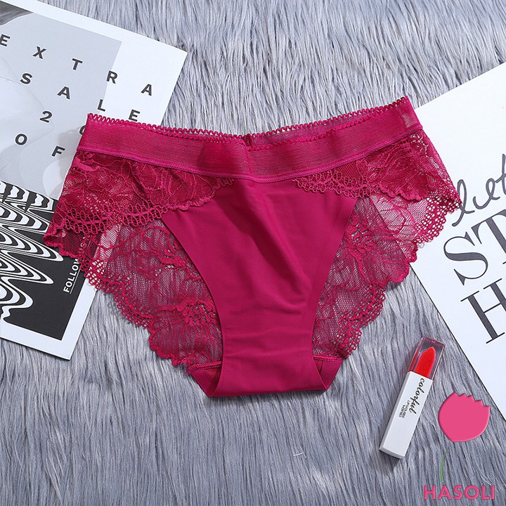 Quần Lót Nữ Su Phối Ren Cao Cấp Sexy Gợi Cảm S18