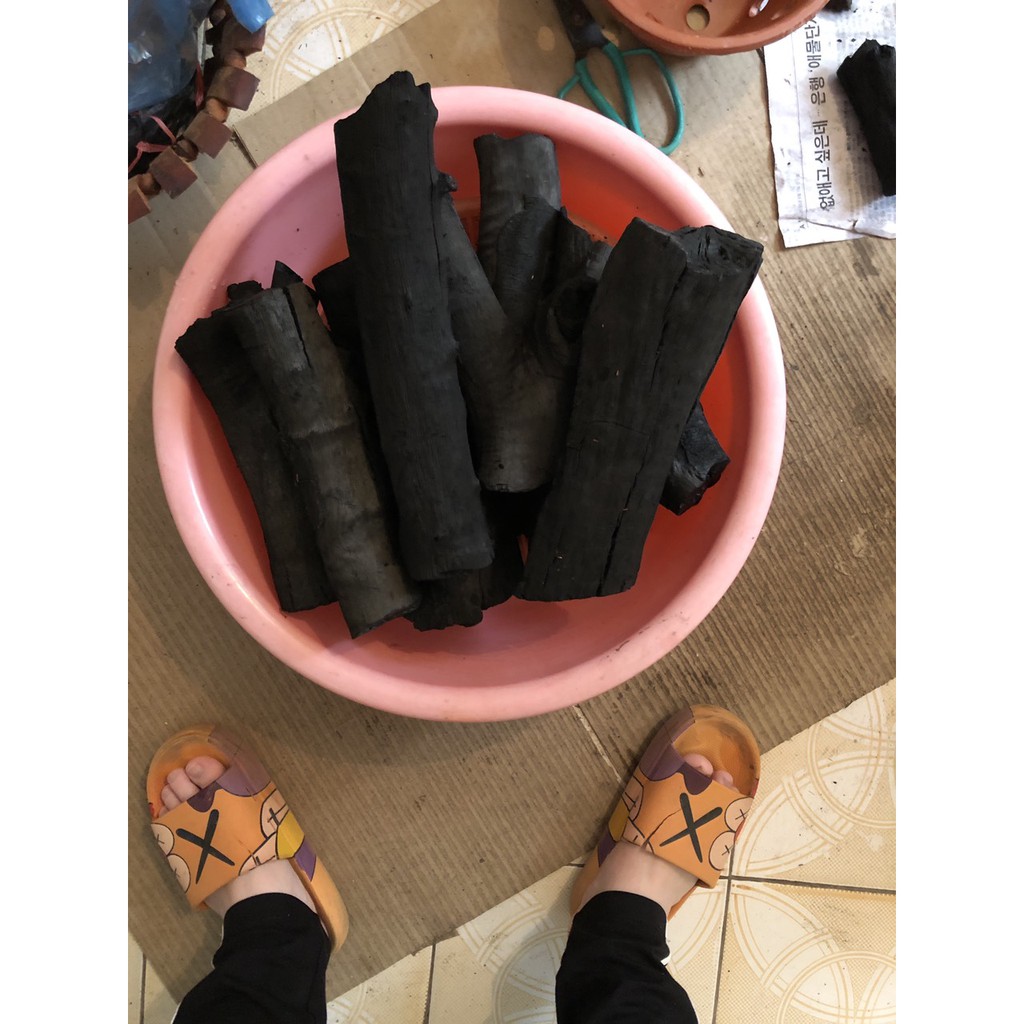 01 kg than củi nướng thịt