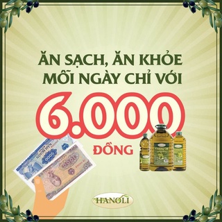 Dầu oliu Hanoli 3L