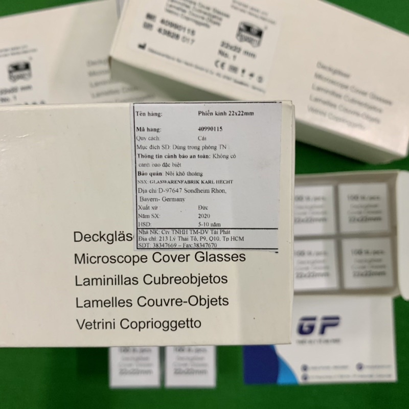 LAMEN 22x22mm ĐỨC PHIẾN KÍNH XÉT NGHIỆM KÍNH HIỂN VI LAMMELL