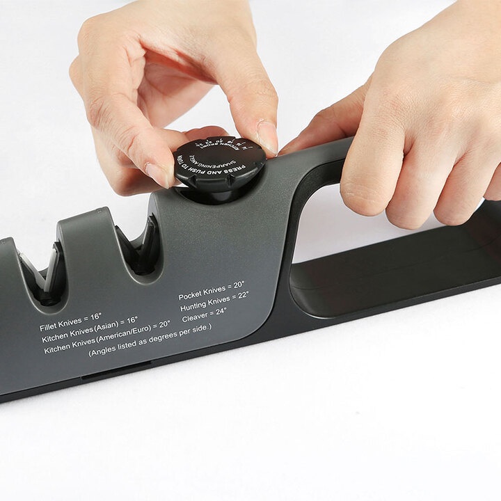 Dụng cụ mài dao, kéo đa năng 3 trong 1 cao cấp nhãn hiệu Risam RM-023 - HÀNG CHÍNH HÃNG