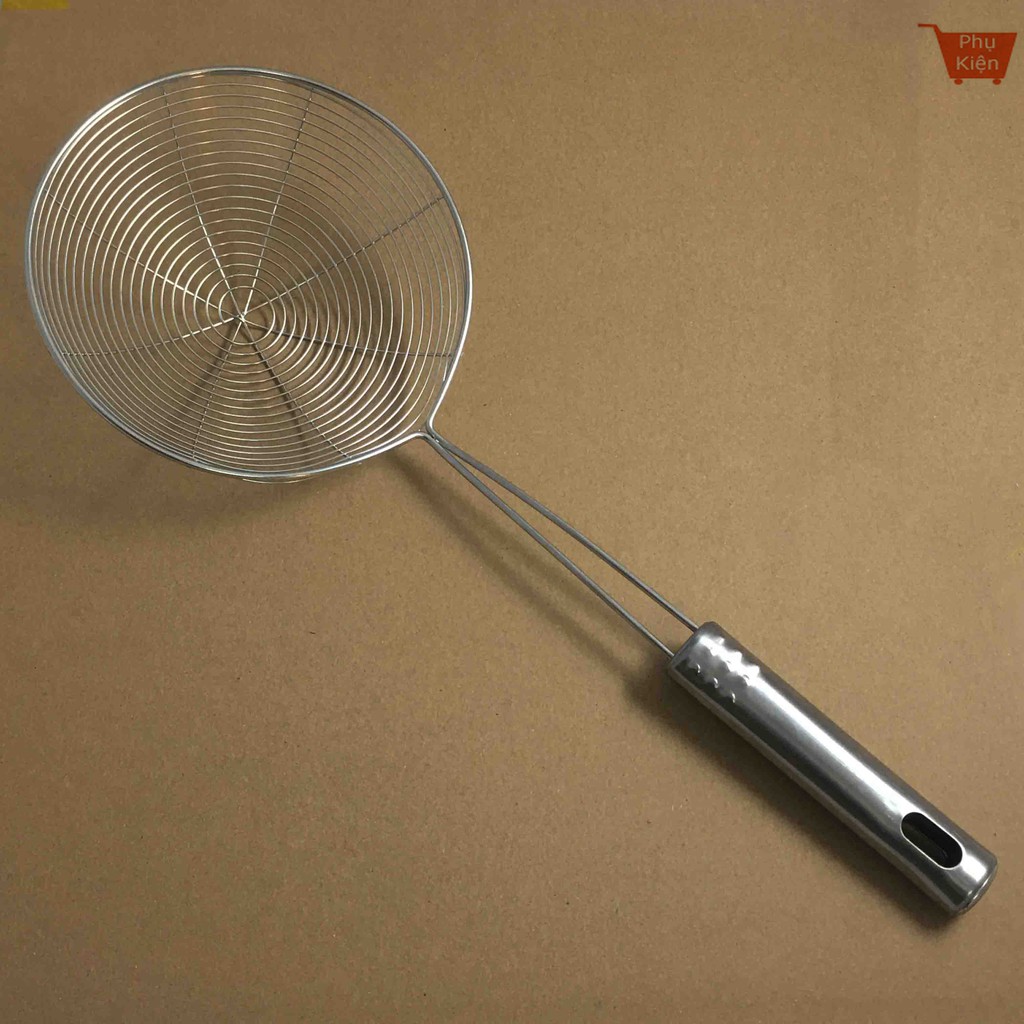 vợt lẩu vòng cán inox