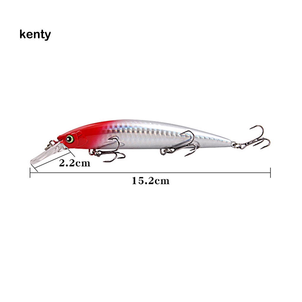 Mồi Câu Cá Giả 3 Móc 15.2cm / 36g