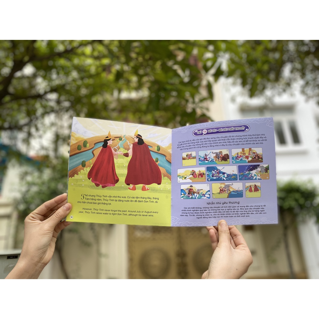 Sách - Bộ 5 Cuốn - Truyện cổ tích Việt Nam - Song ngữ Việt - Anh