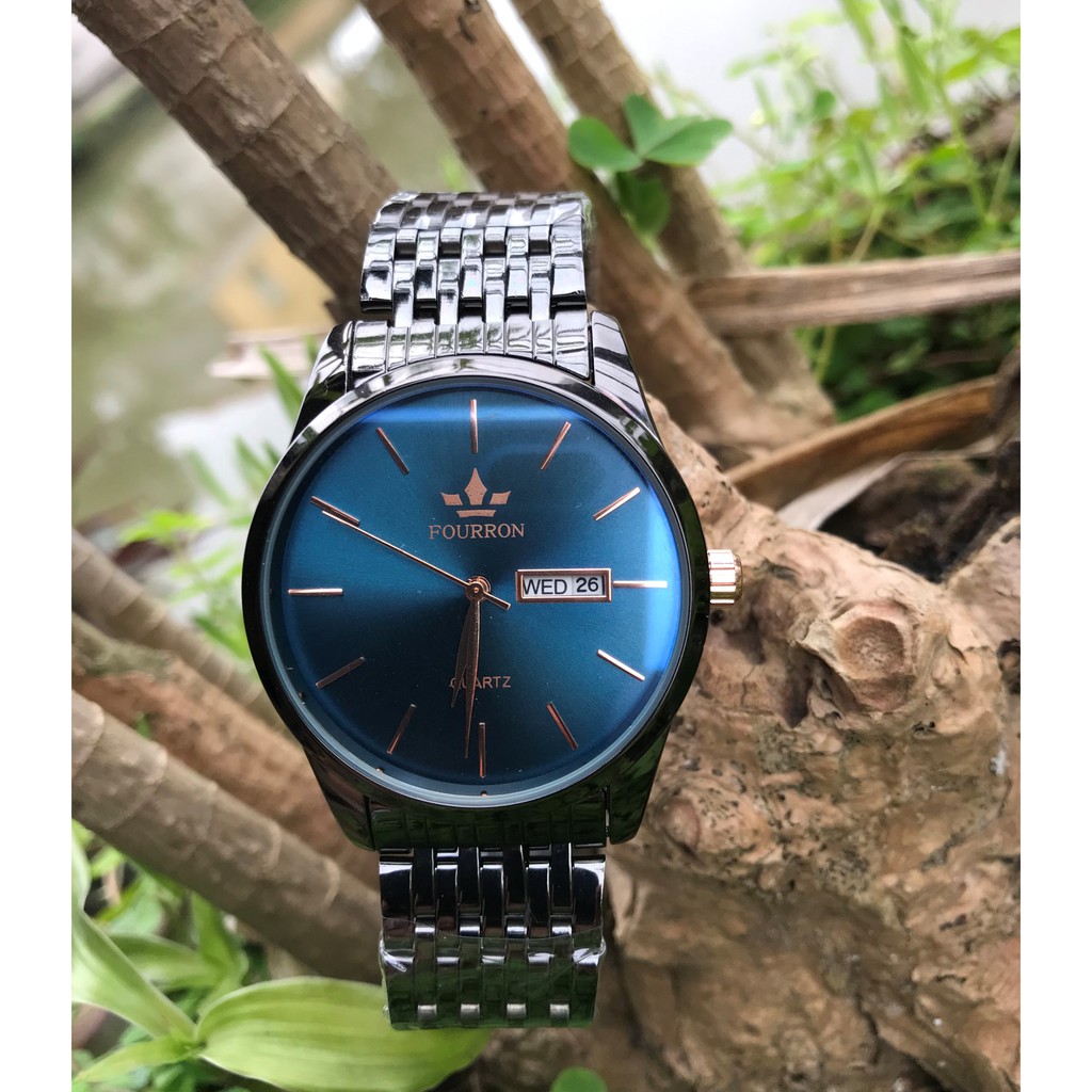 < GIÁ SIÊU SỐC > ĐỒNG HỒ NAM FOURRON Dây Thép Chống Gỉ, Tặng Kèm Vòng Tỳ Hưu | BigBuy360 - bigbuy360.vn