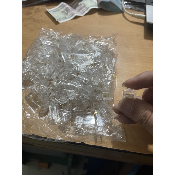 Hạt Mạng Xuyên Thấu RJ45, 100hạt/ Túi Chất Lượng