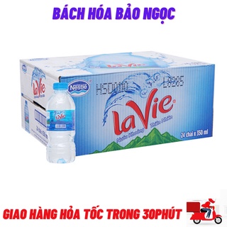 Thùng nước suối lavie chai 350 ml