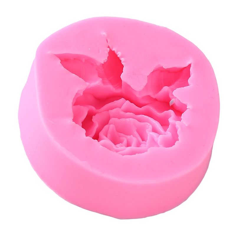 Khuôn Làm Bánh Chất Liệu Silicone Hình Hoa Hồng 3D Cỡ Lớn