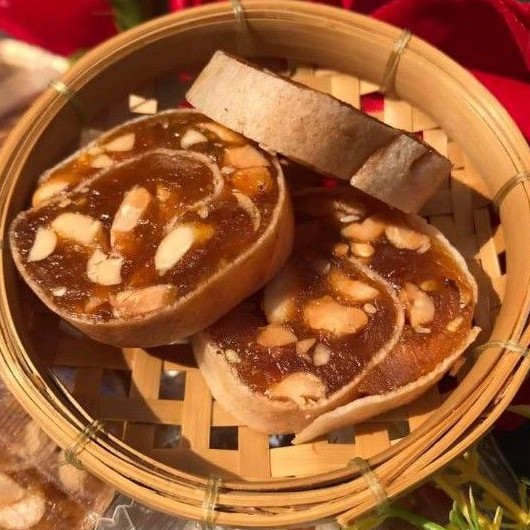KEO CHUỐI CUỘN BÁNH TRÁNG GỪNG BẾN TRE