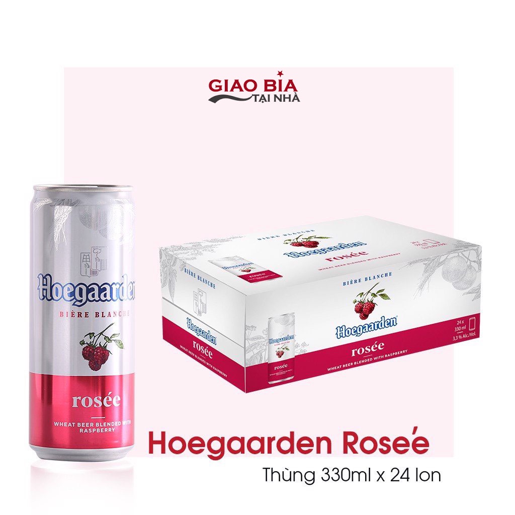 Bia Hoegaarden Rosee Lon 330ml