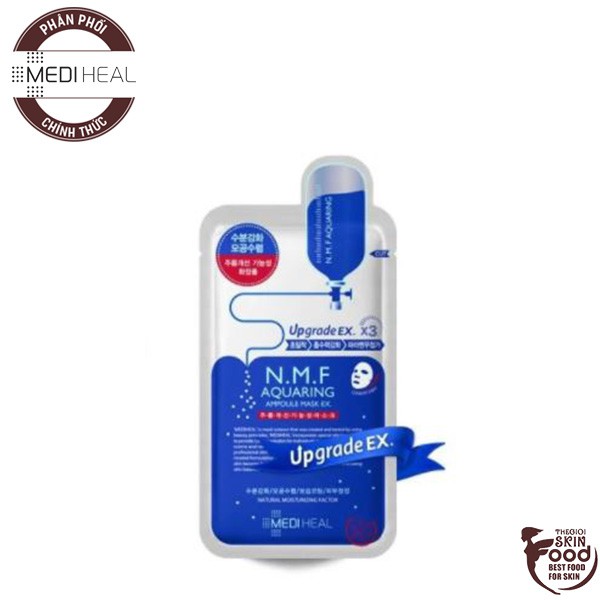 Mặt Nạ Siêu Tinh Chất Cấp Nước Cho Da Mediheal N.M.F Aquaring Ampoule Mask Ex 27ml