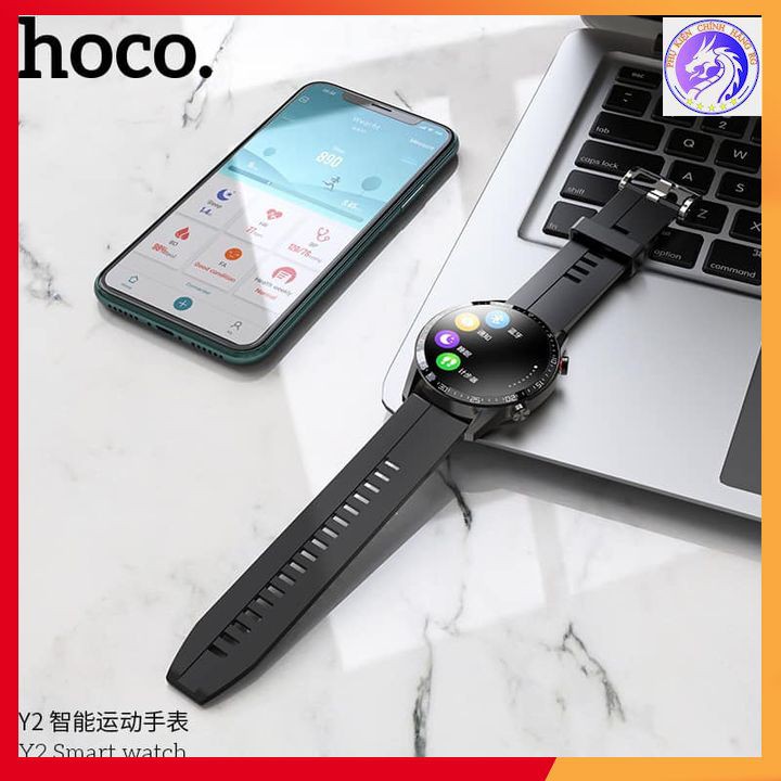 Đồng Hồ Thông Minh Cảm Ứng Đa Chức Năng Hoco Y2 - Hàng Chính Hãng - Bảo Hành 12 Tháng