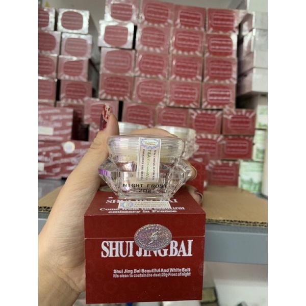 Kem ngày Bạch Thủy Tinh, giúp dưỡng trắng da và mờ nám tàn nhang, kem nám mỹ phẩm Shuijingbai.