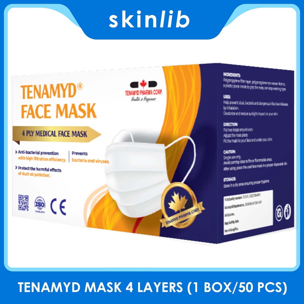 ✅[Chính hãng Tenamyd] Khẩu trang y tế cao cấp 4 lớp Tenamyd KF94 và Fm N95 ( 5 lớp kháng khuẩn )