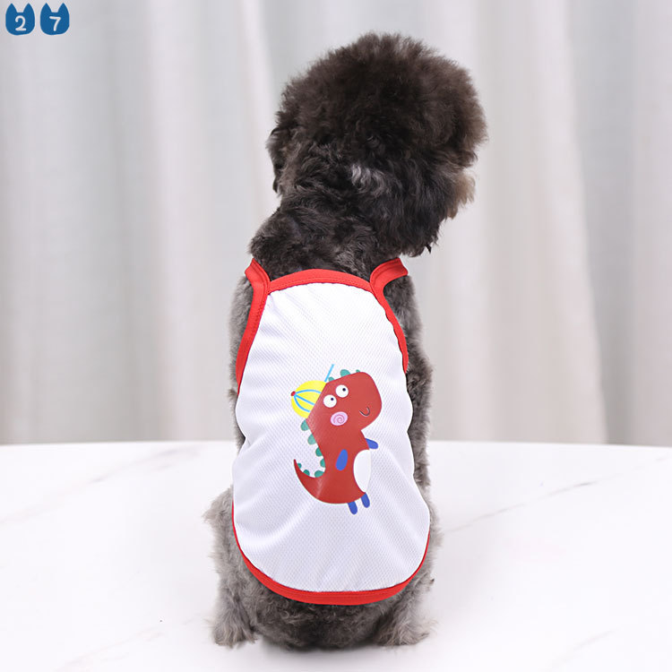 Áo Yếm In Hình Dễ Thương Đáng Yêu Cho Thú Cưng