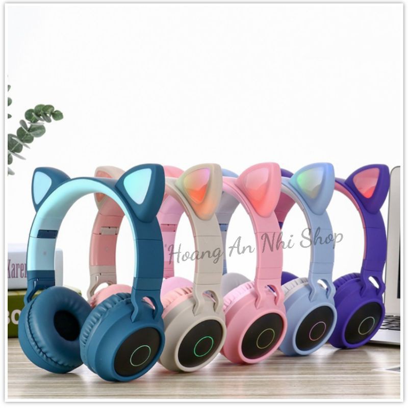 Tai nghe Bluetooth tai Mèo Âm thanh sống động - Tai nghe bluetooth Cat Ear BT028C | BigBuy360 - bigbuy360.vn