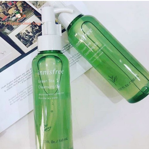 ⚡️Bán Chạy Nhất⚡️ Dầu Tẩy Trang Trà Xanh Innisfree Green Tea Balancing Cleansing Oil  khả năng chống lão hóa, da sáng