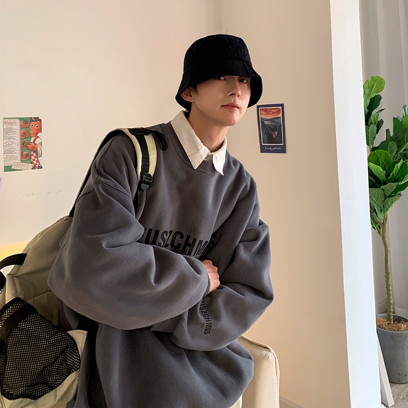 Áo nỉ cổ tròn dài tay thời trang hiphop cá tính cho nam