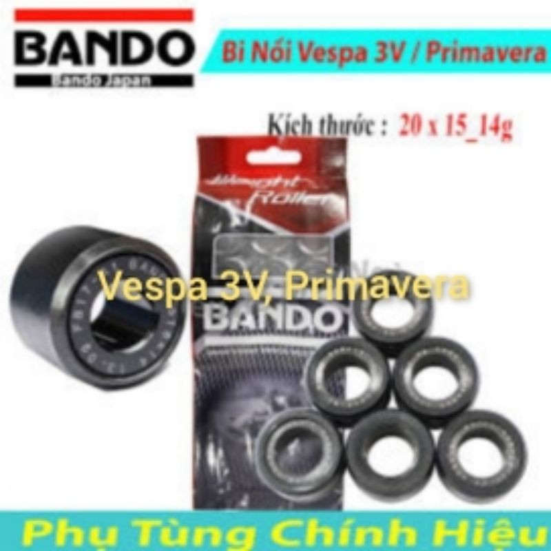 Bi nồi BANDO cho Vespa Primavera, Sprint, Vespa 3V, Liberty 3v (Mã số 20×15-18g, cho xe hãng Piaggio)