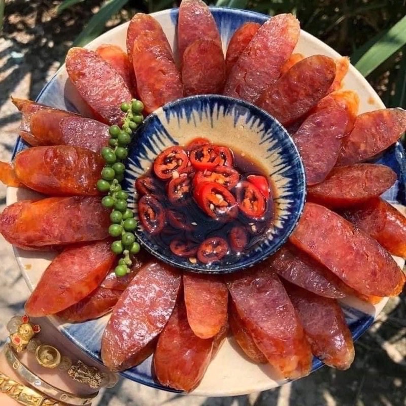 Lạp Xưởng Tôm Sóc Trăng Hút Chân Không 500g