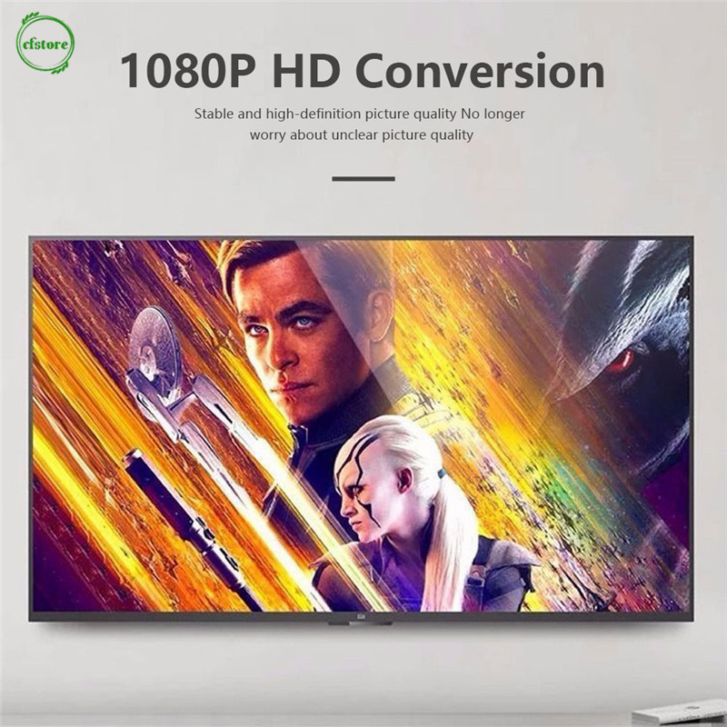 Bộ Chuyển Đổi Cf 1080p Hdmi-Compatible Sang Vga Cho Pc Laptop Tv Box