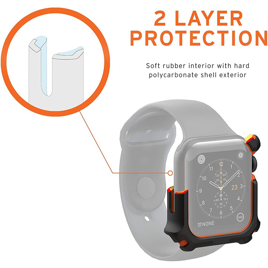 Ốp Chống Sốc UAG Rugged Protective Bumper Apple Watch Series 6/5/4/SE size 44mm