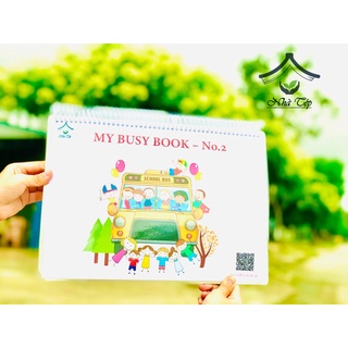 Bộ học liệu tiếng anh 24 chủ đề busy book - cuốn book 2