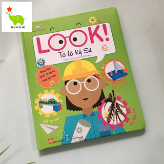 Sách look: tớ là đầu bếp, tớ là kỹ sư - cho bé từ 5 tuổi