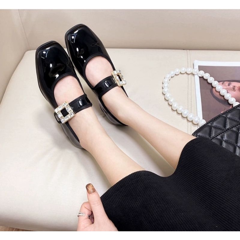 Giày cao gót nữ dáng tiểu thư mã H82