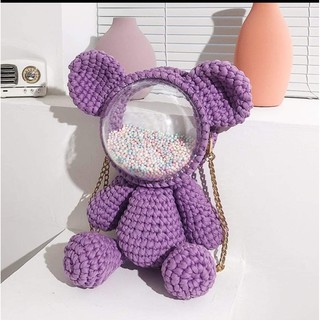 [CÓ ẢNH THẬT] TÚI HANDMADE TỰ ĐAN GẤU❤