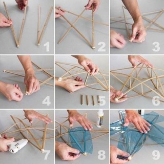 combo làm lồng đèn ngôi sao đầy đủ