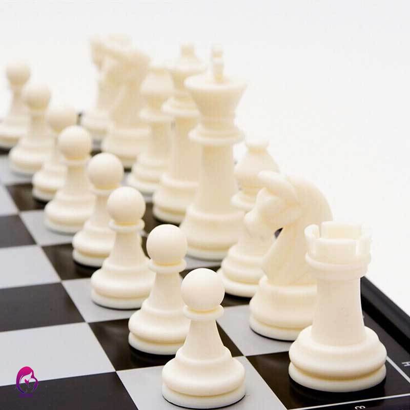 Set trò chơi cờ vua nam châm mini 7.67inch kèm bàn cờ gấp được tiện dụng