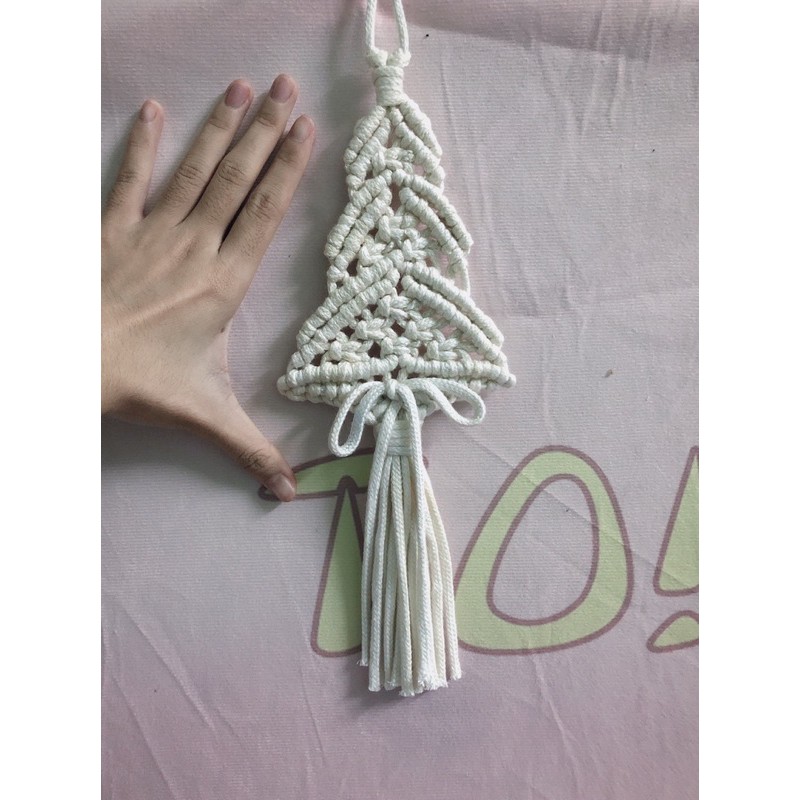 cây thông noel macrame