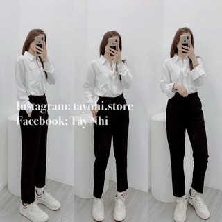 Set sơ mi + quần baggy