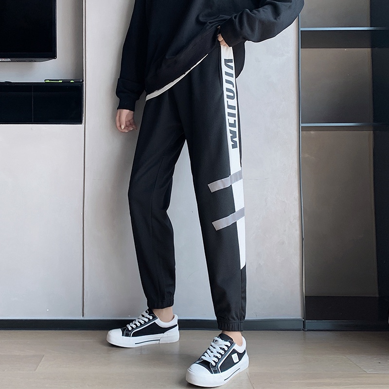 NRVP Quần Thể Thao Ống Rộng Phong Cách Thời Trang Hàn Quốc Dành Cho Nam Và Nữ