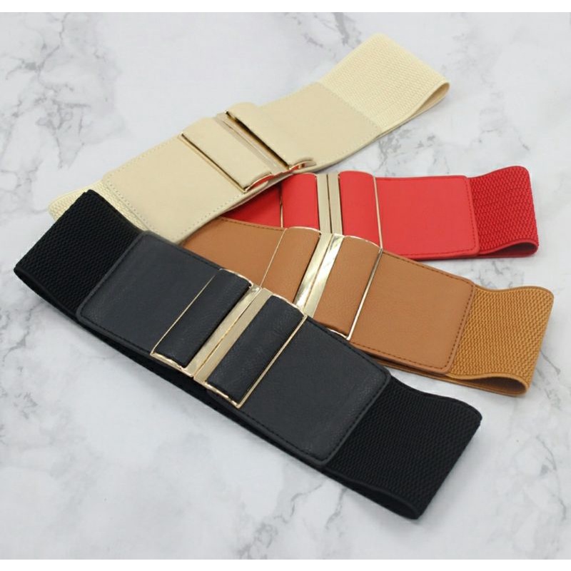 Thắt lưng nữ Dây nịt nữ đai váy đẹp bản to rộng thời trang Hàn Quốc