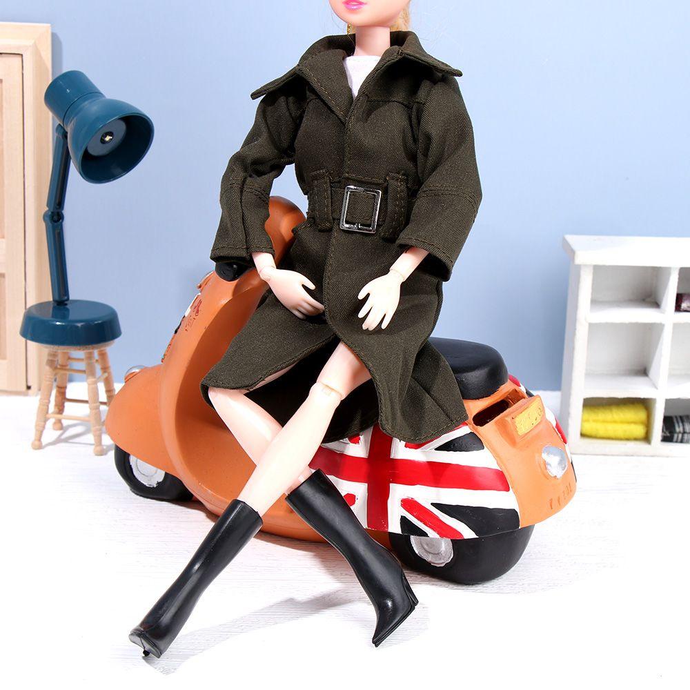 Giày Trenchcoat Mini Tỉ Lệ 1 / 6 Cho Búp Bê