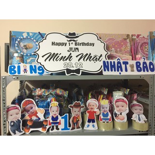 Chibi cho bé tặng kèm bảng tên từ 5 chibi