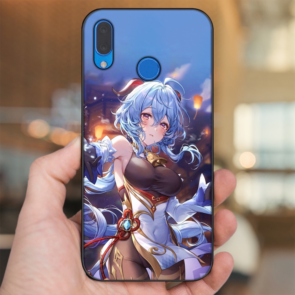 Ốp lưng Huawei Nova 3, Nova 3i, Nova 3e, P20 Lite viền đen in hình Ganyu Genshin Impact