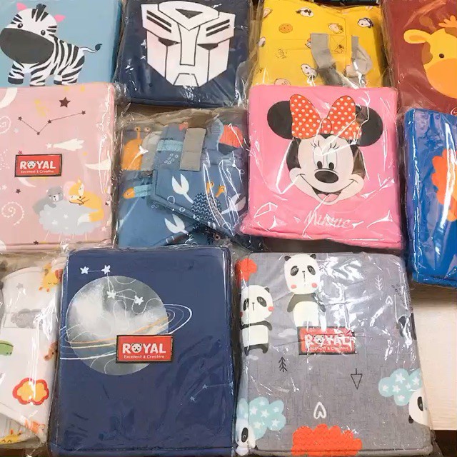 Đai Đỡ Cổ Xe máy Royal Cao Cấp In Hình 3D